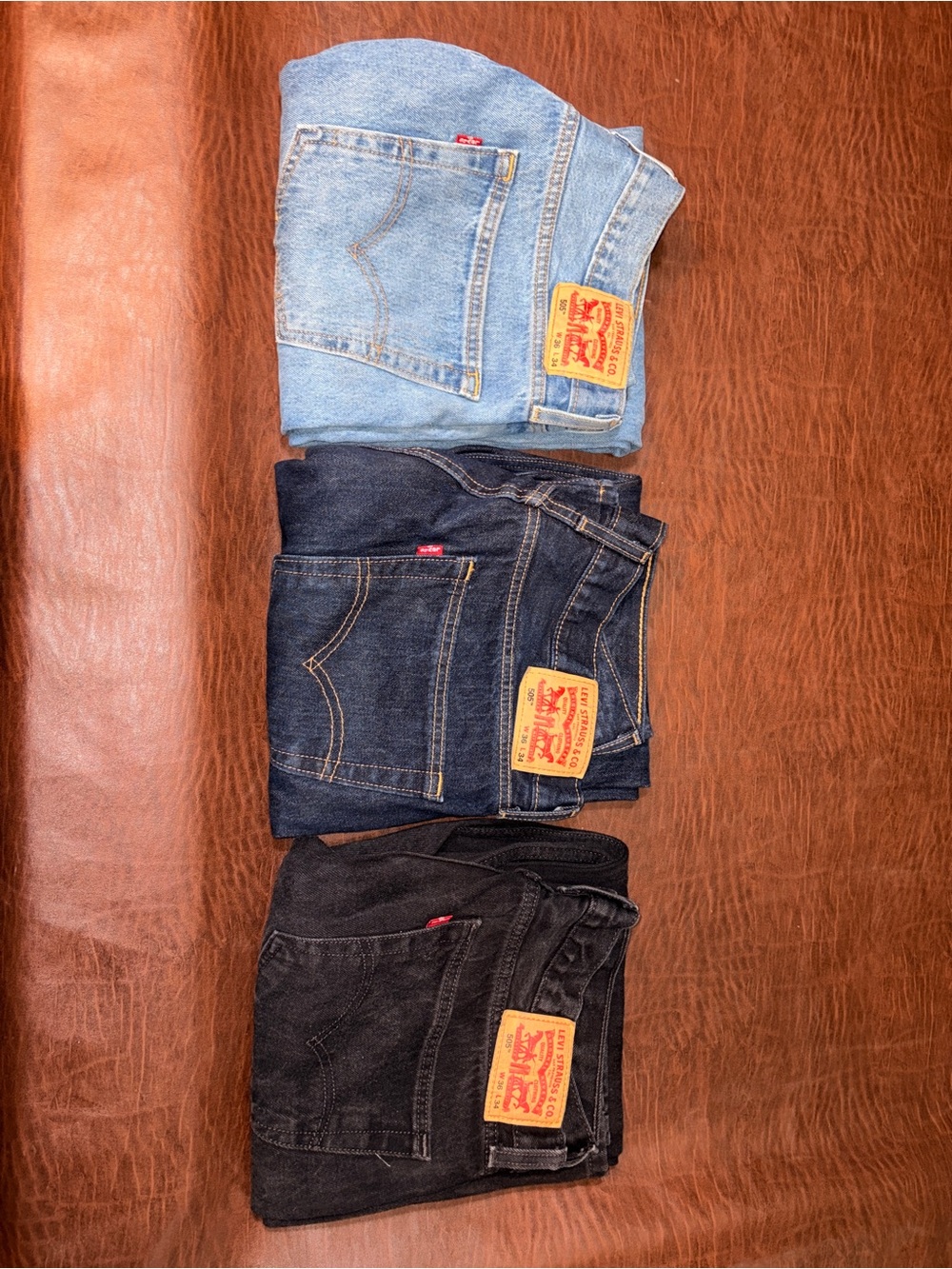 Levi's 505 Men Jeans - Light Blue, Dark Blue, Black